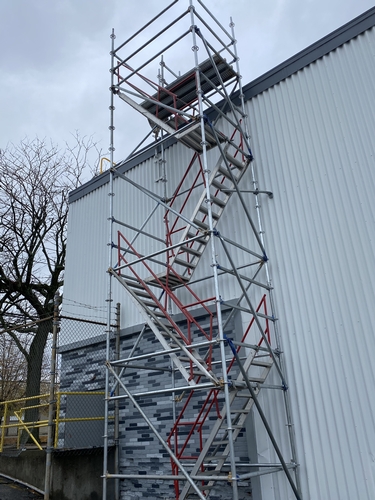 Stair tower at Gridwealth construction company