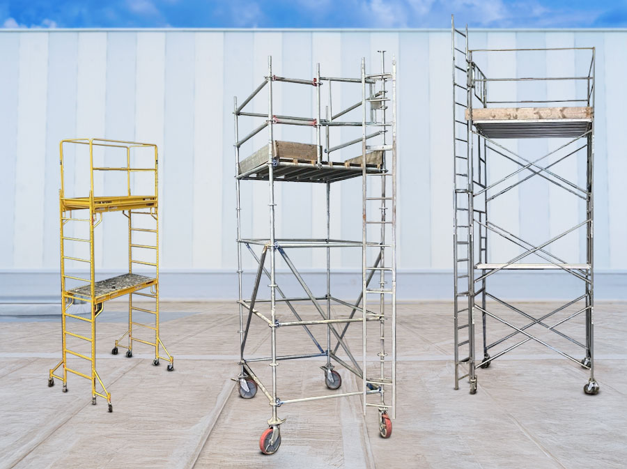 Scaffold Rolling Tower offers mobility and ease of use